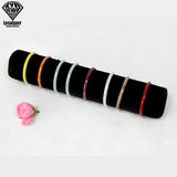 Gray Velvet Bracelet Display Holder for Jewelry