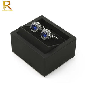 Cufflinks Box Ring Display Cufflinks Case 360 Degree Jewelry Storage