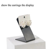 N-shaped Jewelry Display Tray Back Holder Earrings Stand