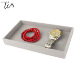 Velvet Jewelry Storage Tray Ring Bracelet Earring Holder Organizer