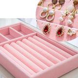Blue/Pink DIY Jewelry Storage Case Middle Size Jewellery Organizer