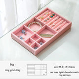 Blue/Pink DIY Jewelry Storage Case Middle Size Jewellery Organizer