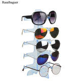 5-Pair Plastic Sunglasses Rack Holder Display Stand