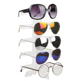 5-Pair Plastic Sunglasses Rack Holder Display Stand