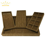 Jewelry Display Tray Necklace Storage Case Ring Showing Container