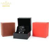 Leather Watch Box with Pillow Bracelet Holder