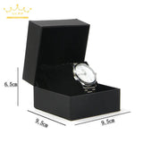 Leather Watch Box with Pillow Bracelet Holder