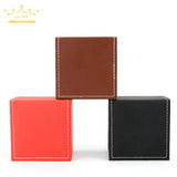 Leather Watch Box with Pillow Bracelet Holder