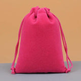 10Pcs Small Grey Velvet Bag 10x12cm Charms Earrings Jewelry Packaging Bags