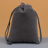 10Pcs Small Grey Velvet Bag 10x12cm Charms Earrings Jewelry Packaging Bags