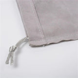 10Pcs Small Grey Velvet Bag 9x12cm Jewelry Packaging Bags