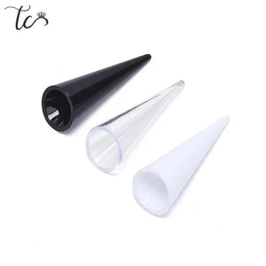 5pcs Ring Display Finger Cone Acrylic Showcase Stand
