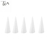 5pcs Ring Display Finger Cone Acrylic Showcase Stand