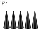5pcs Ring Display Finger Cone Acrylic Showcase Stand