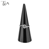 5pcs Ring Display Finger Cone Acrylic Showcase Stand