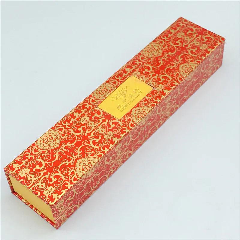 Red Yellow Paper Jewelry Packaging Accessories