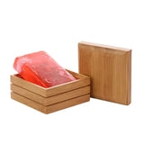Bamboo Soap Dish Bathroom Accessory Prevent Mildew Drain Box