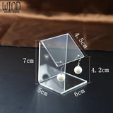 Acrylic Earring Display Stand Jewelry Organizer Earring Hanging Shelf Case