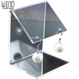 Acrylic Earring Display Stand Jewelry Organizer Earring Hanging Shelf Case