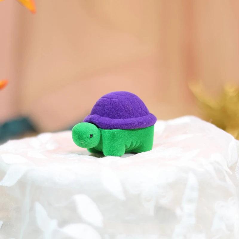 Velvet Ring Container Wedding Ring Case Earrings Holder Jewelry Display