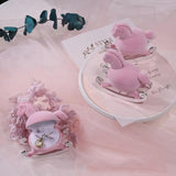 Velvet Ring Container Wedding Ring Case Earrings Holder Jewelry Display