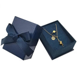 Ribbon Bow Necklace Jewellery Box Gift Packaging