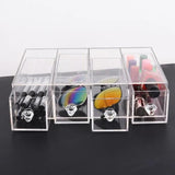 Acrylic Clear Jewelry Storage Organizer Drawer Cosmetics Glasses Holder