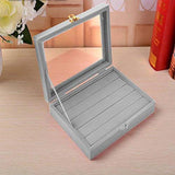 Velvet Ring Tray Jewelry Organizer Display Case