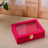 Velvet Ring Tray Jewelry Organizer Display Case