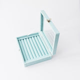 7 Slots Velvet Earring Storage Case Display Box Ring Organizer