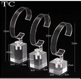 Crystal Acrylic Watch Stand Holder Jewelry Organizer