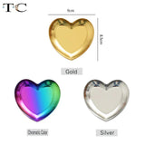 Nordic Heart-shaped Jewelry Metal Storage Tray