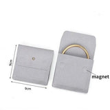 Microfiber Ring Holder Bag Jewelry Storage Pouch Bracelet Necklace Envelope