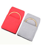 Microfiber Ring Holder Bag Jewelry Storage Pouch Bracelet Necklace Envelope