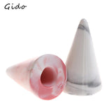 Marble Finger Cone Ring Holder Jewelry Display Stand