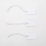 100pcs Paper Tags With Strings For Jewelry Packaging