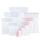100pcs Small Zip Lock Plastic Bags Transparent Jewelry Vacuum Storage Bag 0.12mm