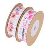 10 Yards 20mm Mother's Ribbon DIY Decorative Balloon Flamingo Decoration