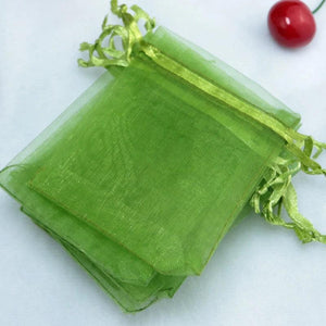 50pcs Organza Bags Jewelry Packaging Candy Wedding Pouches