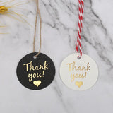 50-100pcs Thank You Cards Gift Wrapping Accessories DIY Jewelry Packing Supplies
