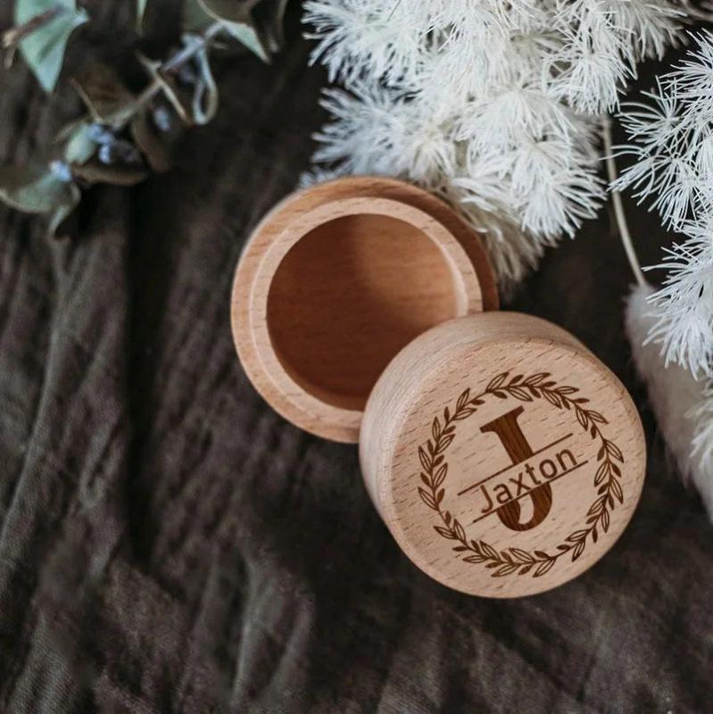 Personalized Groomsmen Cuff Links Box - Monogram Cufflinks Holder