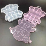 Cartoon Bear Pink Jewelry Storage Box Organizer