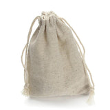 Beadtales 10pcs Burlap Jewelry Organizer Drawstring Bags