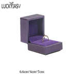 Brushed PU Leather Jewelry Box for Rings Necklaces Bracelets
