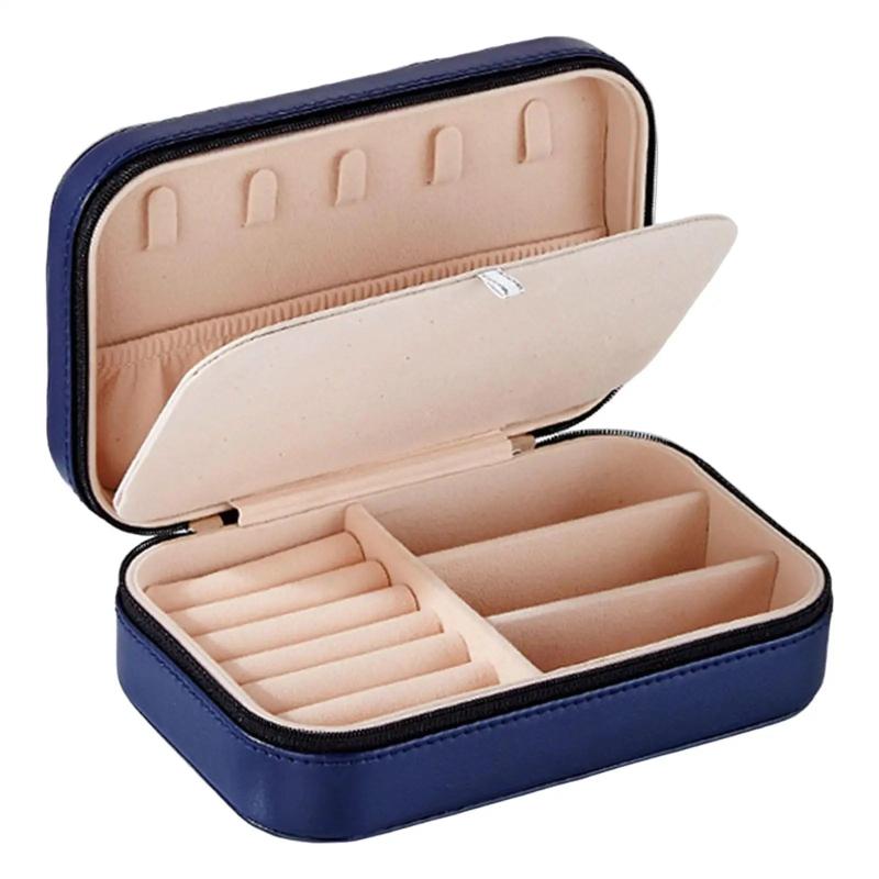 Portable Jewelry Box Travel Case for Earrings Stud