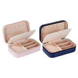 Portable Jewelry Box Travel Case for Earrings Stud