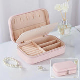 Portable Jewelry Box Travel Case for Earrings Stud