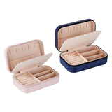 Portable Jewelry Box Travel Case for Earrings Stud