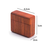 Vintage Walnut Ring Bearer Box Proposal Box