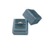 Velvet Single Ring Box Wedding Earrings Storage